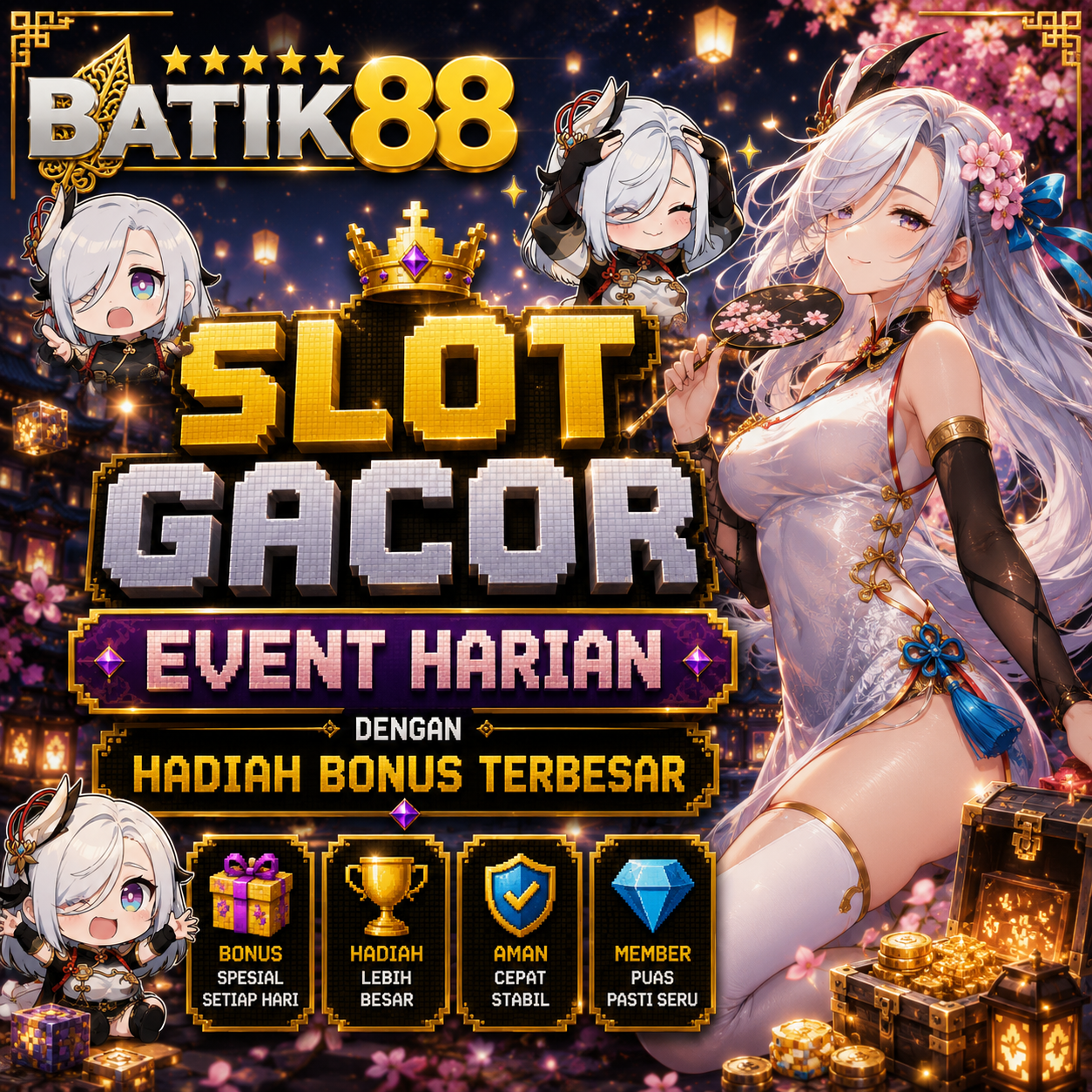 Batik88 ⚡ APK Situs Slot88 & Slot777 Gacor Resmi Top#1 Pasaran Terlengkap