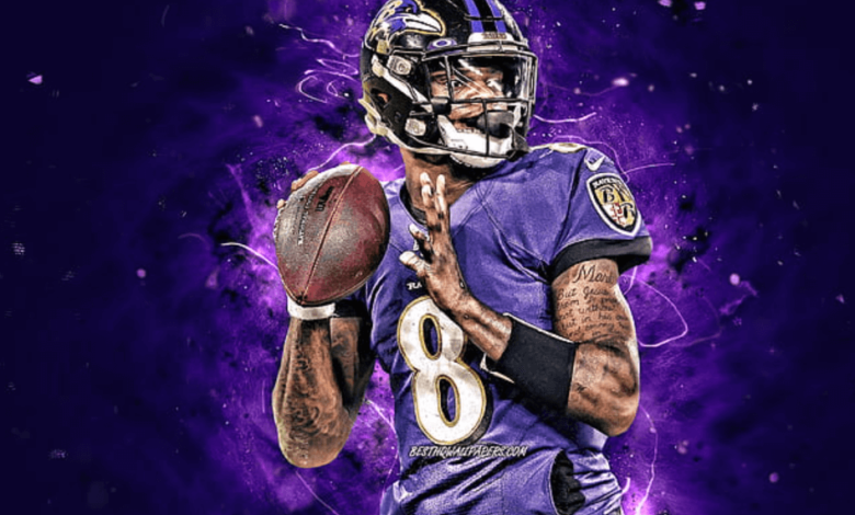 Wallpaper:1x02at-Nk-0= Art:1x02at-Nk-0= Lamar Jackson